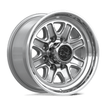 Load image into Gallery viewer, Black Rhino BR032 ECHO GLOSS SILVER W/ MACHINED FACE Wheel - image 6
