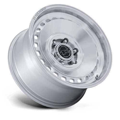 Black Rhino BR036 BASIN GLOSS SILVER W/ MACHINED FACE Wheel - image 3