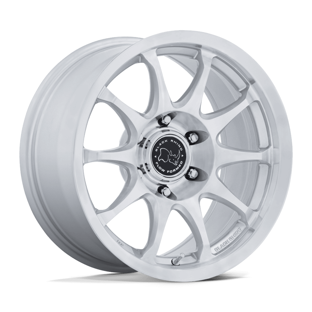 Black Rhino BR038 RONIN GLOSS SILVER W/ MACHINED FACE Wheel - image 2