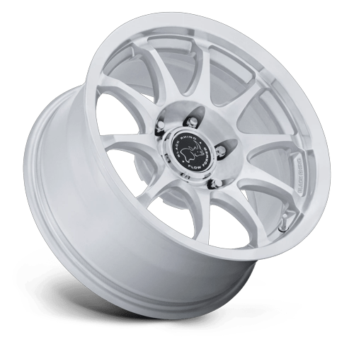 Black Rhino BR038 RONIN GLOSS SILVER W/ MACHINED FACE Wheel - image 3