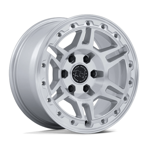 Black Rhino BR039 VANGUARD GLOSS SILVER W/ MACHINED FACE Wheel - image 1