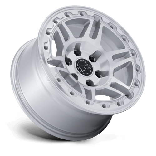 Black Rhino BR039 VANGUARD GLOSS SILVER W/ MACHINED FACE Wheel - image 3