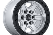 Black Rhino BR200 ECHO TRAIL LOCK BEADLOCK HYPER SILVER W/ MACHINED FACE Wheel - image 1