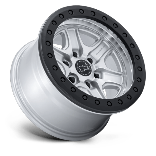 Black Rhino BR200 ECHO TRAIL LOCK BEADLOCK HYPER SILVER W/ MACHINED FACE Wheel - image 3