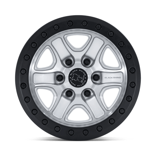 Black Rhino BR200 ECHO TRAIL LOCK BEADLOCK HYPER SILVER W/ MACHINED FACE Wheel - image 4
