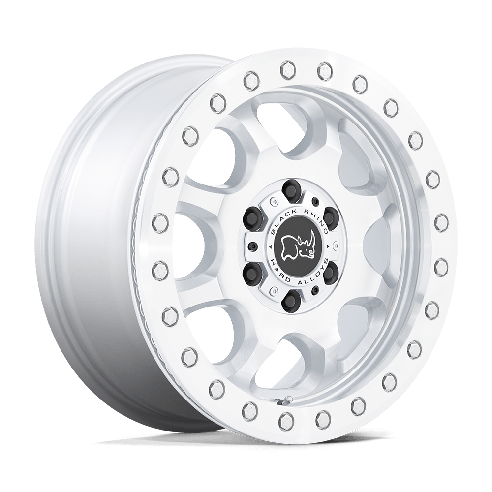 Black Rhino VENTURE BEADLOCK GLOSS SILVER W/ MACHINED FACE Wheel - image 2