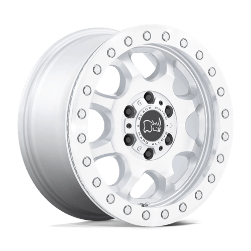 Black Rhino VENTURE BEADLOCK GLOSS SILVER W/ MACHINED FACE Wheel - image 1