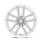 Load image into Gallery viewer, US Mags U130 BULLET TEXTURED GUNMETAL W/ MILL EDGE Wheel - image 4
