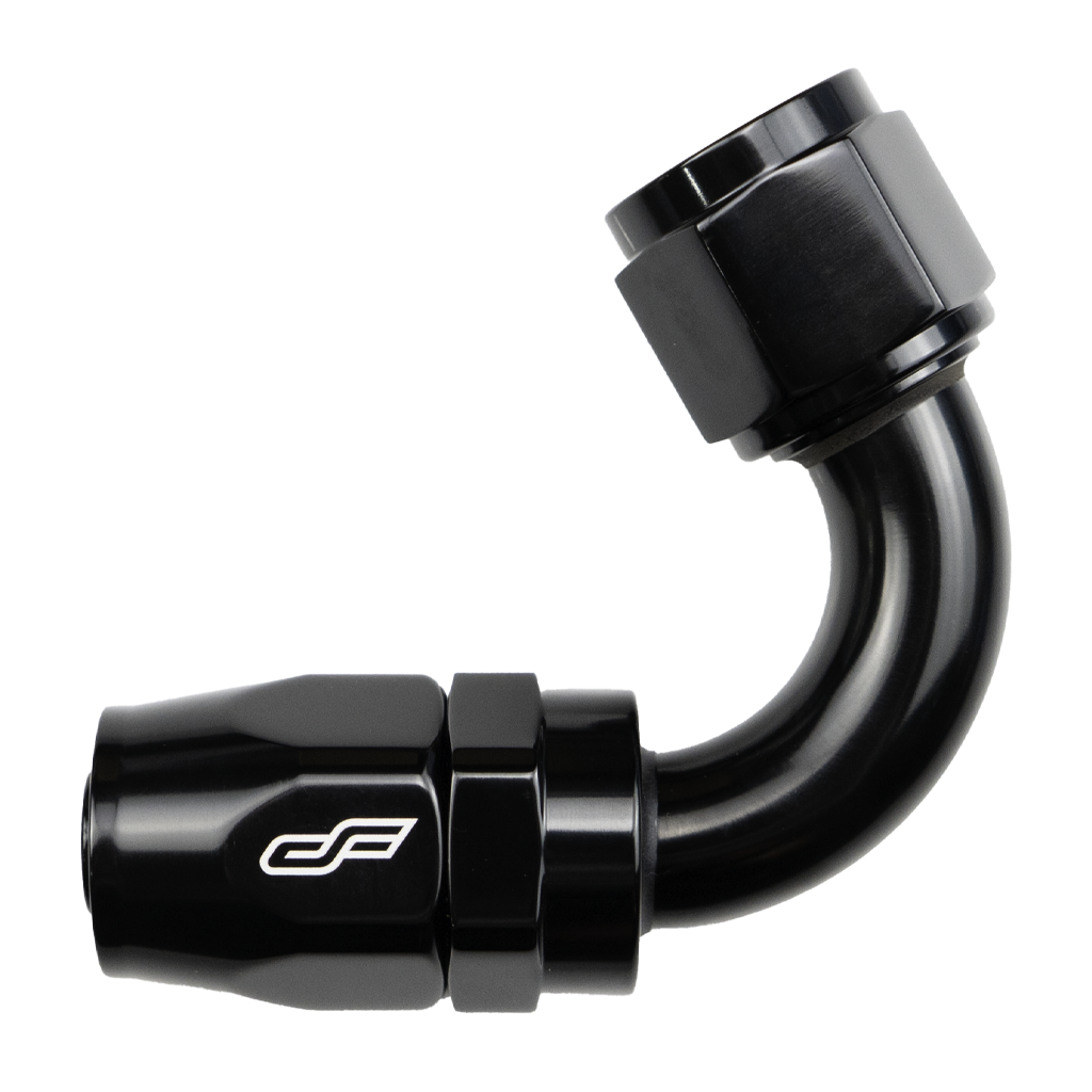 -8 AN 120 Degree Female Aluminum Hose End Fitting