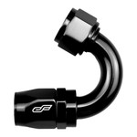 Load image into Gallery viewer, -8 AN 150 Degree Female Aluminum Hose End Fitting
