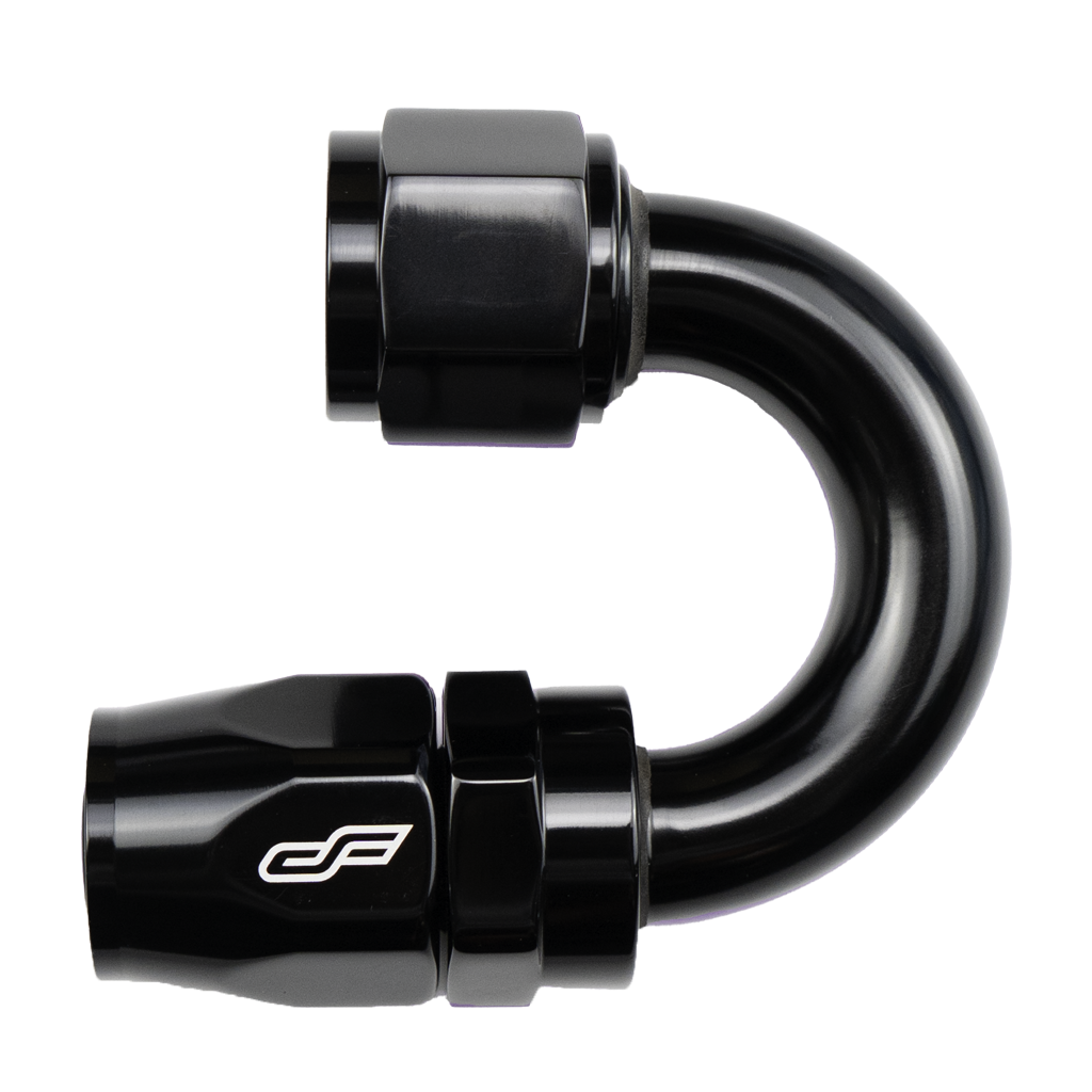 -12 AN 180 Degree Female Aluminum Hose End Fitting