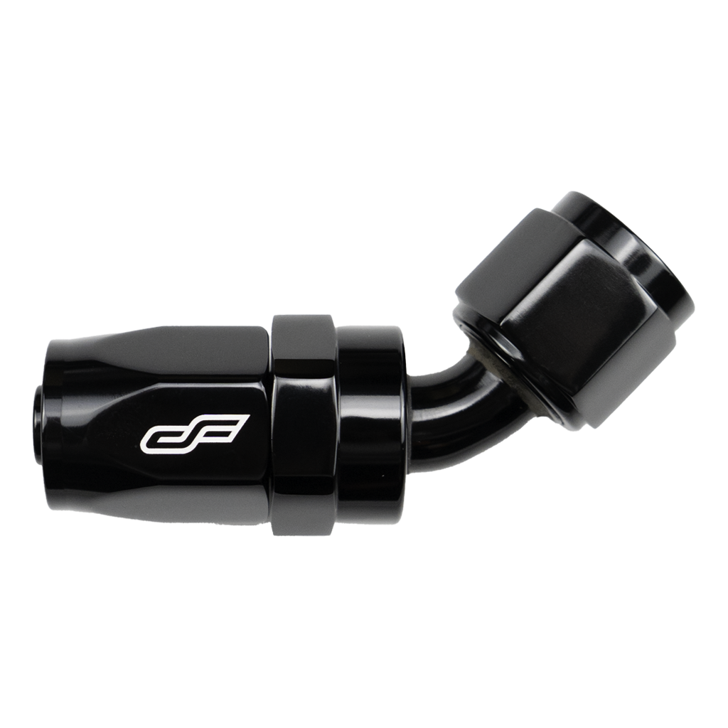 -8 AN 45 Degree Female Aluminum Hose End Fitting