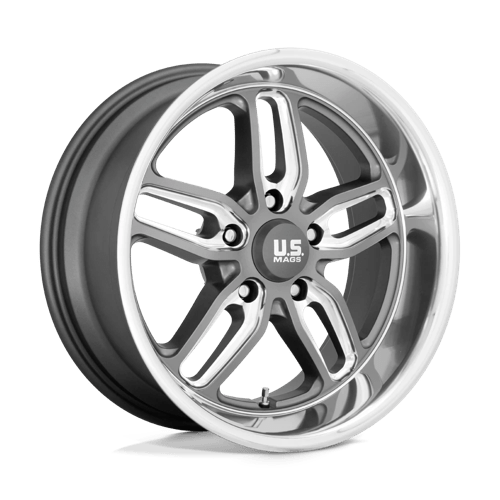 US Mags U129 CTEN MATTE GUN METAL MILLED Wheel - image 1