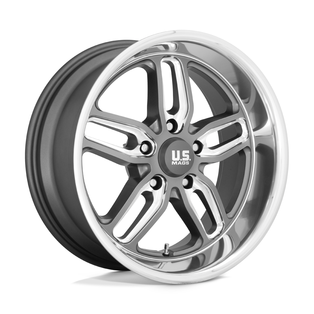 US Mags U129 CTEN MATTE GUN METAL MILLED Wheel - image 2