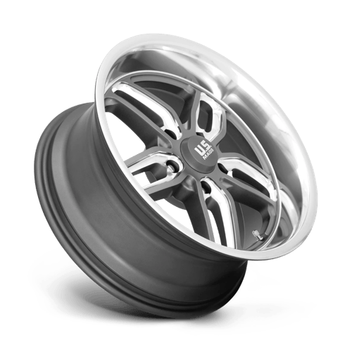 US Mags U129 CTEN MATTE GUN METAL MILLED Wheel - image 3