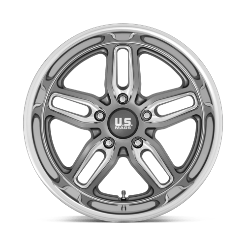US Mags U129 CTEN MATTE GUN METAL MILLED Wheel - image 4