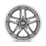 Load image into Gallery viewer, US Mags U129 CTEN MATTE GUN METAL MILLED Wheel - image 4
