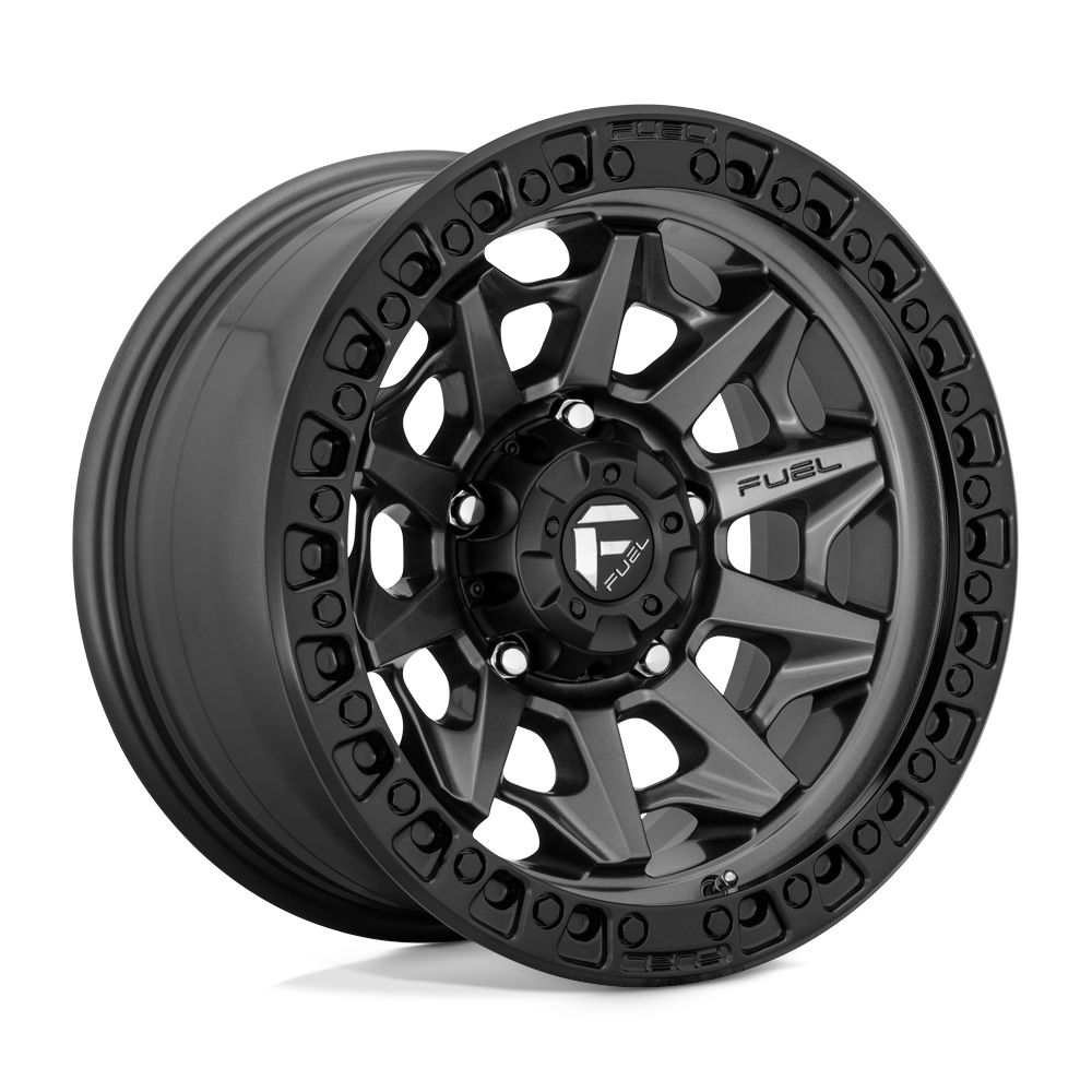 Fuel D716 COVERT MATTE GUNMETAL BLACK BEAD RING Wheel - image 2