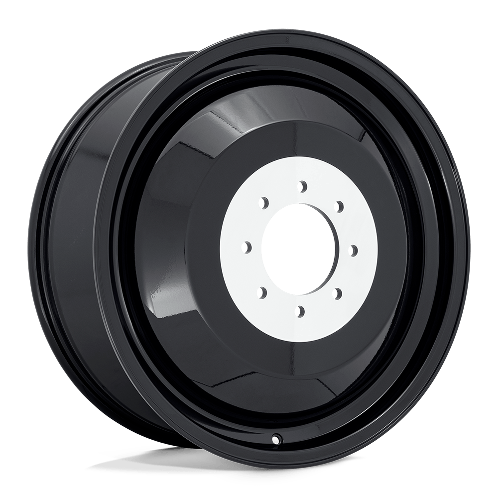 Fuel D500 DUALLY INNER GLOSS BLACK Wheel - image 4