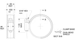 Load image into Gallery viewer, Dual Bead Shield Hose Clamp
