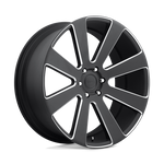 Load image into Gallery viewer, DUB S187 8-BALL MATTE BLACK MILLED Wheel - image 2
