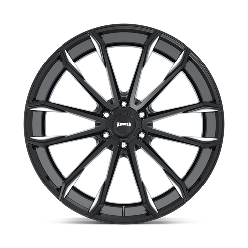 DUB S252 CLOUT GLOSS BLACK MILLED Wheel - image 4