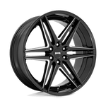 Load image into Gallery viewer, DUB S267 DIRTY DOG GLOSSY BLACK MILLED Wheel - image 1
