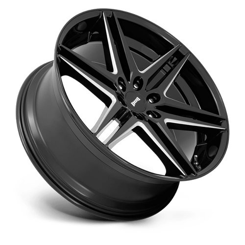 DUB S267 DIRTY DOG GLOSSY BLACK MILLED Wheel - image 3