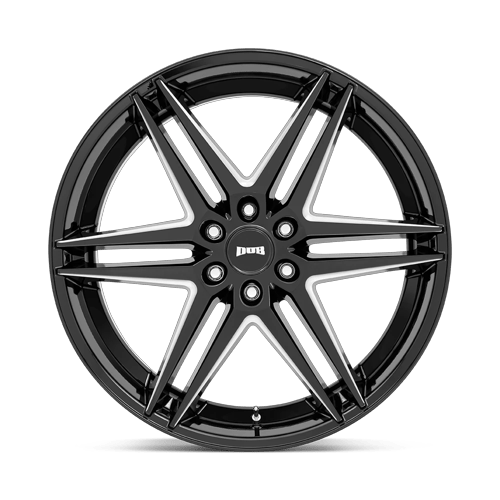 DUB S267 DIRTY DOG GLOSSY BLACK MILLED Wheel - image 4