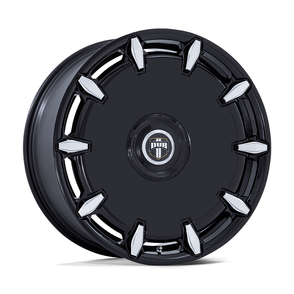 DUB DC271 CHEEF GLOSS BLACK MILLED Wheel - image 2