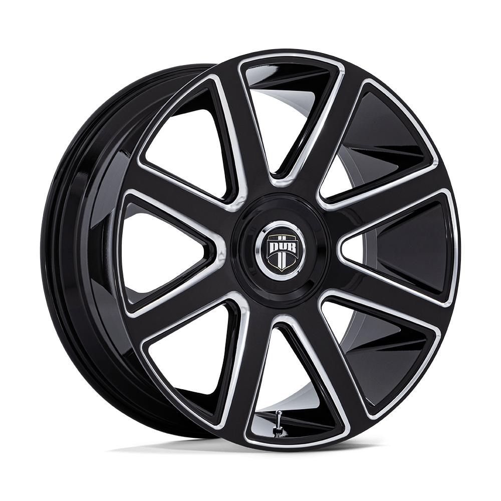 DUB DC273 PULL GLOSS BLACK MILLED Wheel - image 2
