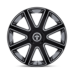 Load image into Gallery viewer, DUB DC273 PULL GLOSS BLACK MILLED Wheel - image 4
