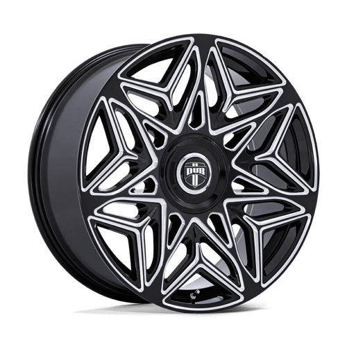 DUB DC274 ANOMALY GLOSS BLACK MILLED Wheel - image 1