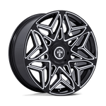 Load image into Gallery viewer, DUB DC274 ANOMALY GLOSS BLACK MILLED Wheel - image 1

