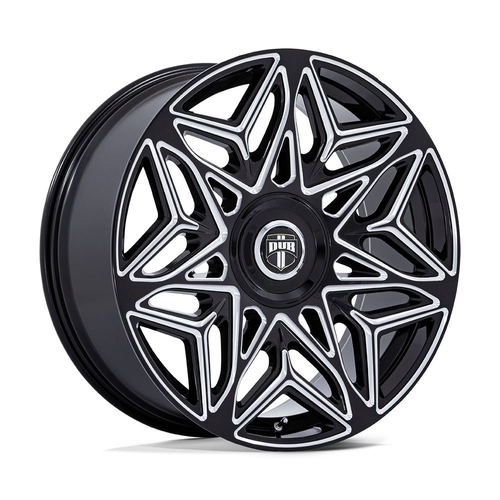 DUB DC274 ANOMALY GLOSS BLACK MILLED Wheel - image 2