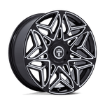 Load image into Gallery viewer, DUB DC274 ANOMALY GLOSS BLACK MILLED Wheel - image 2

