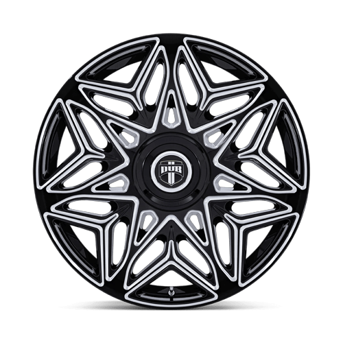 DUB DC274 ANOMALY GLOSS BLACK MILLED Wheel - image 4