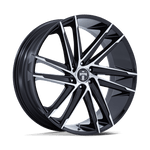 Load image into Gallery viewer, DUB DC275 BLAZE GLOSS BLACK W/ MACHINED FACE Wheel - image 2
