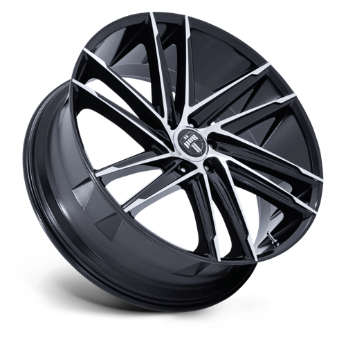 DUB DC275 BLAZE GLOSS BLACK W/ MACHINED FACE Wheel - image 3
