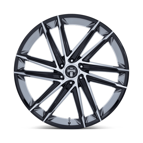 DUB DC275 BLAZE GLOSS BLACK W/ MACHINED FACE Wheel - image 4