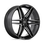Load image into Gallery viewer, DUB S267 DIRTY DOG GLOSSY BLACK MILLED Wheel - image 5
