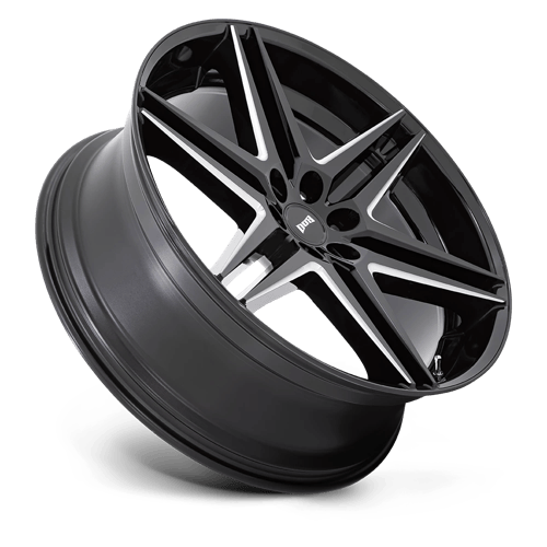 DUB S267 DIRTY DOG GLOSSY BLACK MILLED Wheel - image 7