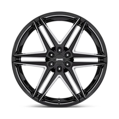 DUB S267 DIRTY DOG GLOSSY BLACK MILLED Wheel - image 8