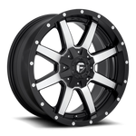 Load image into Gallery viewer, Fuel D537 MAVERICK MATTE BLACK MACHINED Wheel - image 2
