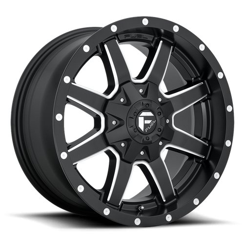 Fuel D538 MAVERICK MATTE BLACK MILLED Wheel - image 2