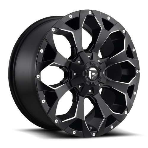 Fuel D546 ASSAULT MATTE BLACK MILLED Wheel - image 3
