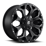Load image into Gallery viewer, Fuel D546 ASSAULT MATTE BLACK MILLED Wheel - image 3
