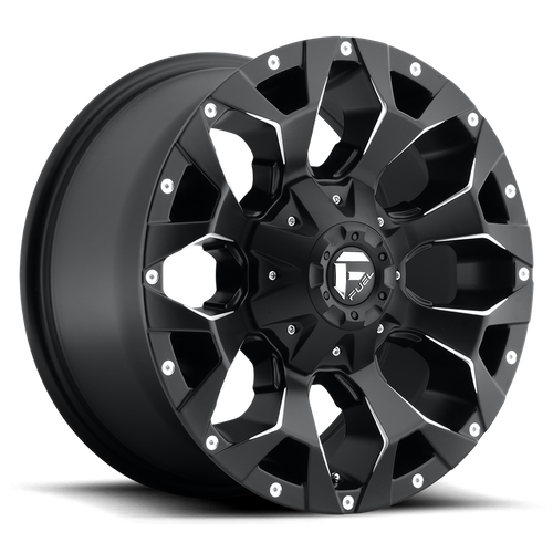Fuel D546 ASSAULT MATTE BLACK MILLED Wheel - image 2