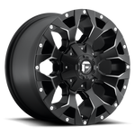 Load image into Gallery viewer, Fuel D546 ASSAULT MATTE BLACK MILLED Wheel - image 2

