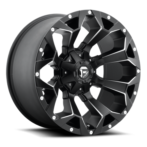 Fuel D546 ASSAULT MATTE BLACK MILLED Wheel - image 4